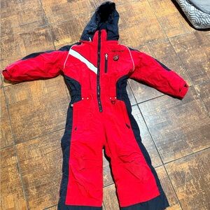 Obermeyer Sport Red and Black Snowsuit size 4